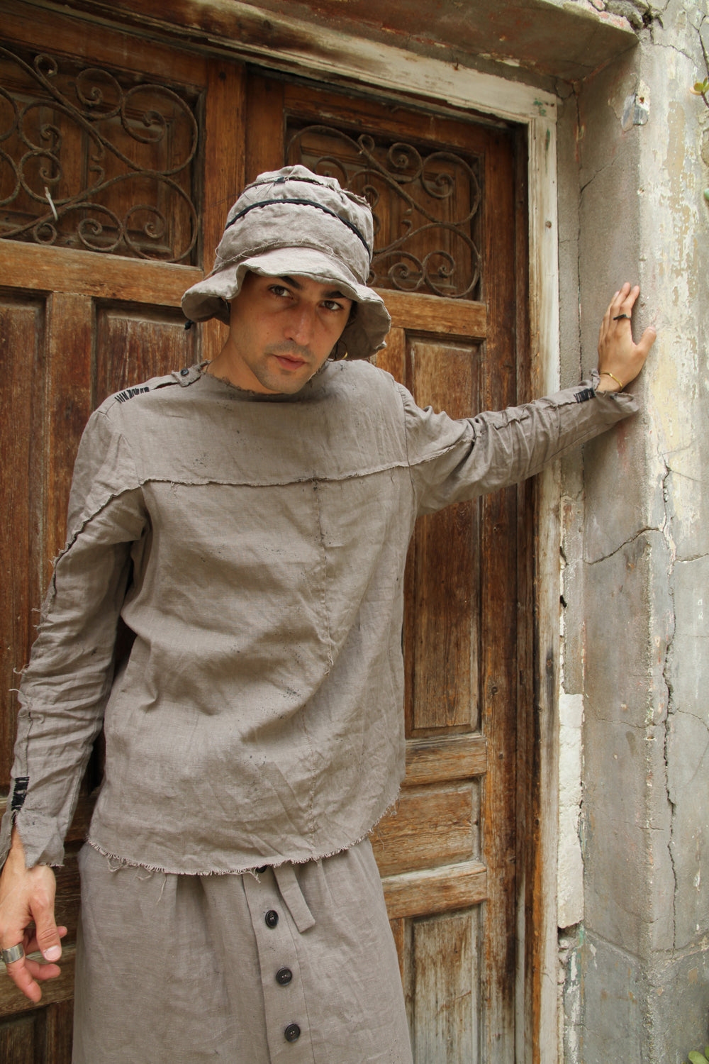 Camisa Devid larga Unisex (3 opciones)