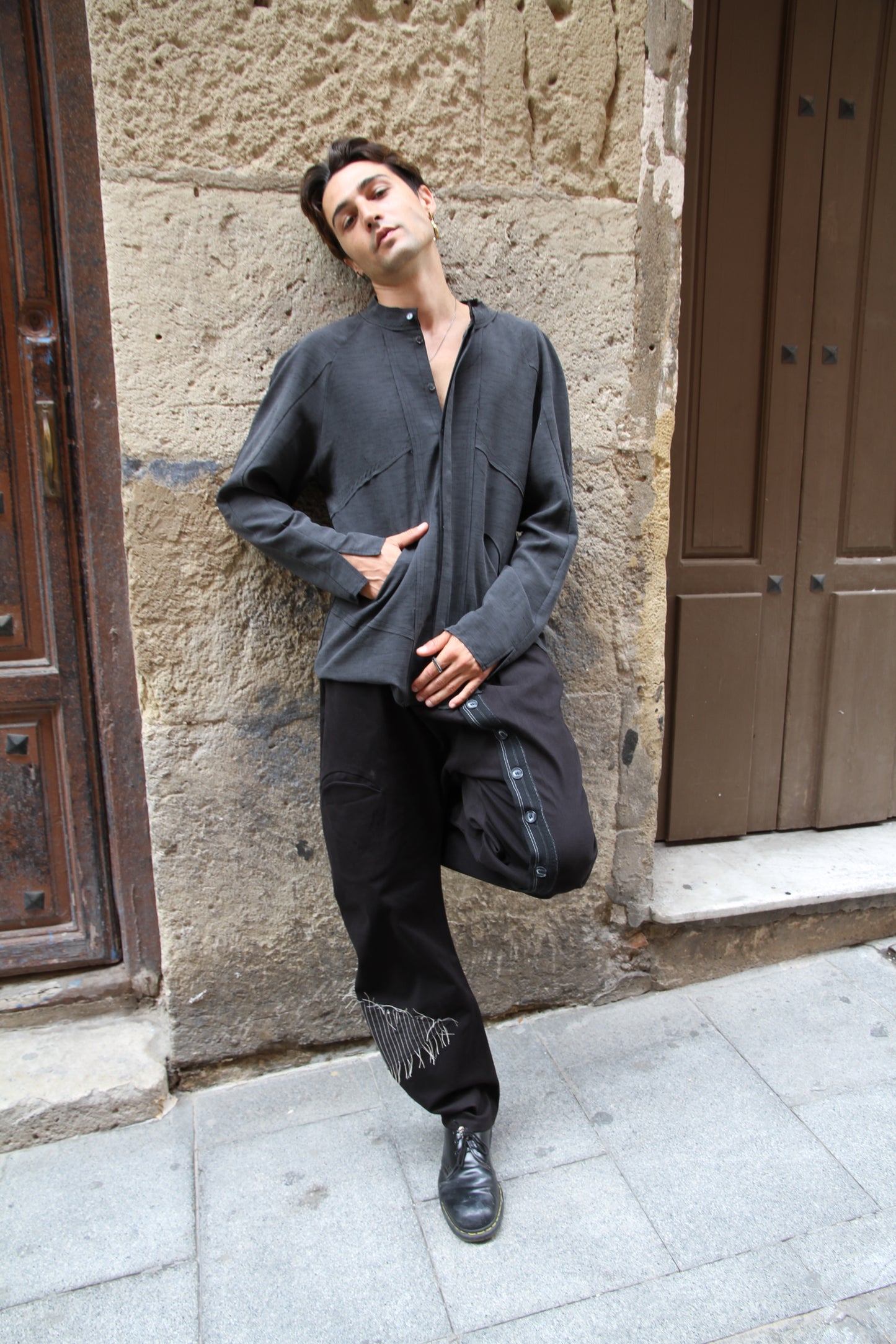 Camisa Berla gris Unisex (2 opciones)