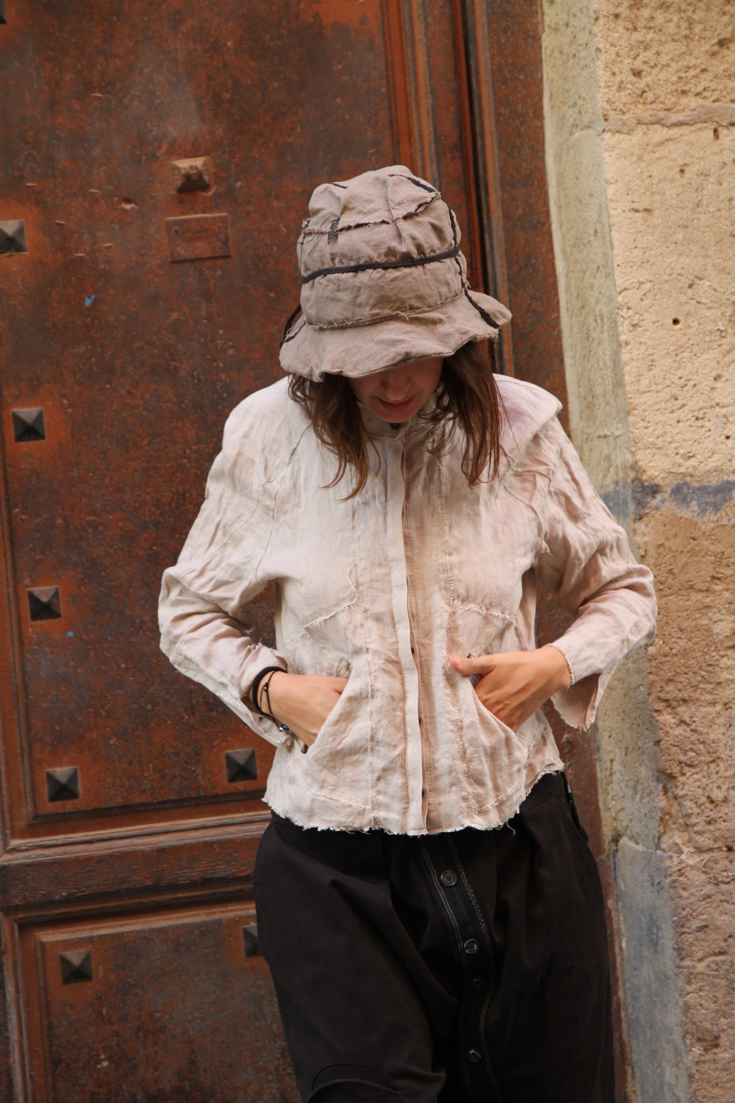 Camisa Berla beige Unisex (2 opciones)