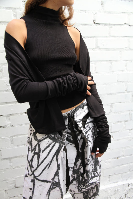 Cárdigan y top Popuri