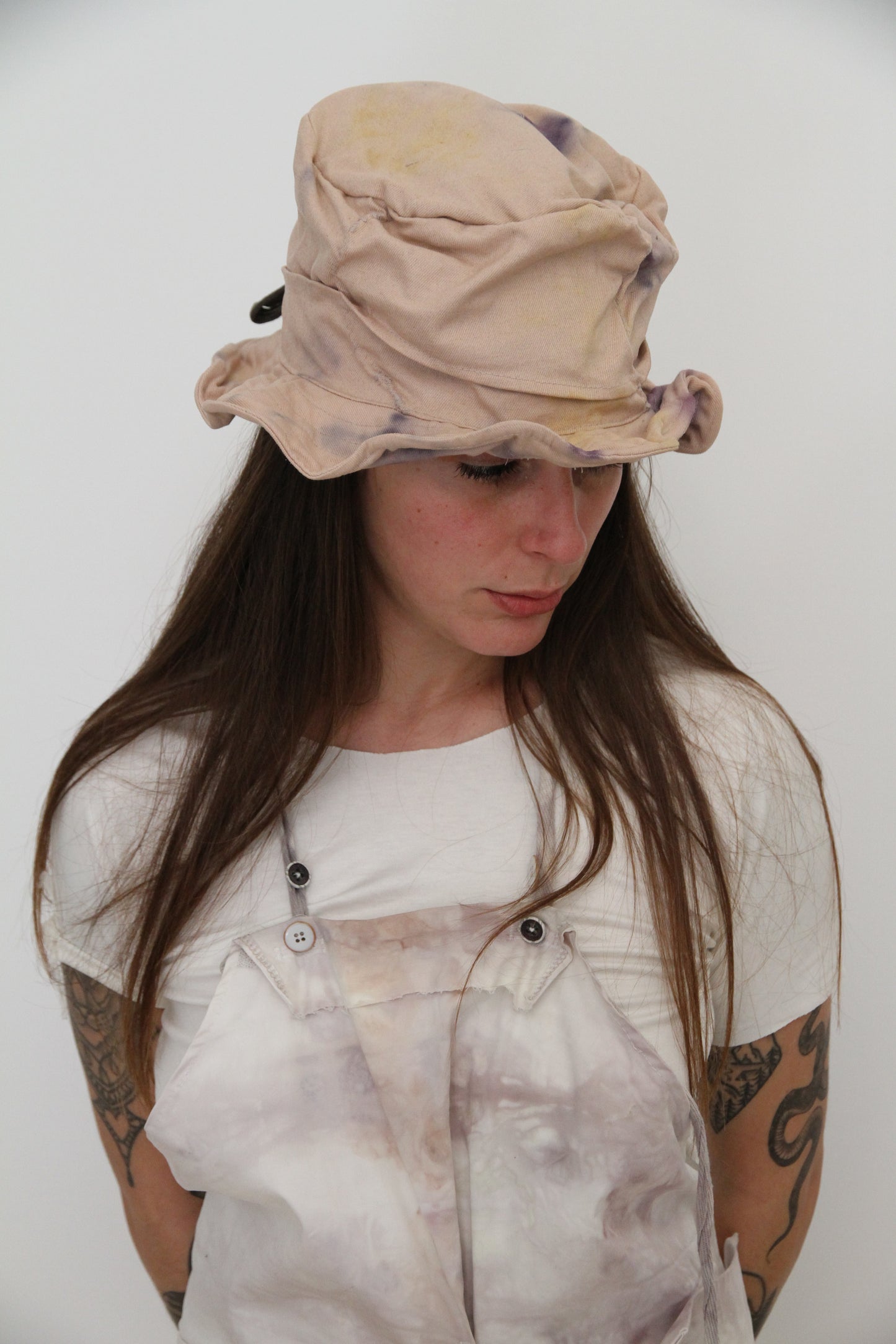 Sombrero Ahana shibori rosa