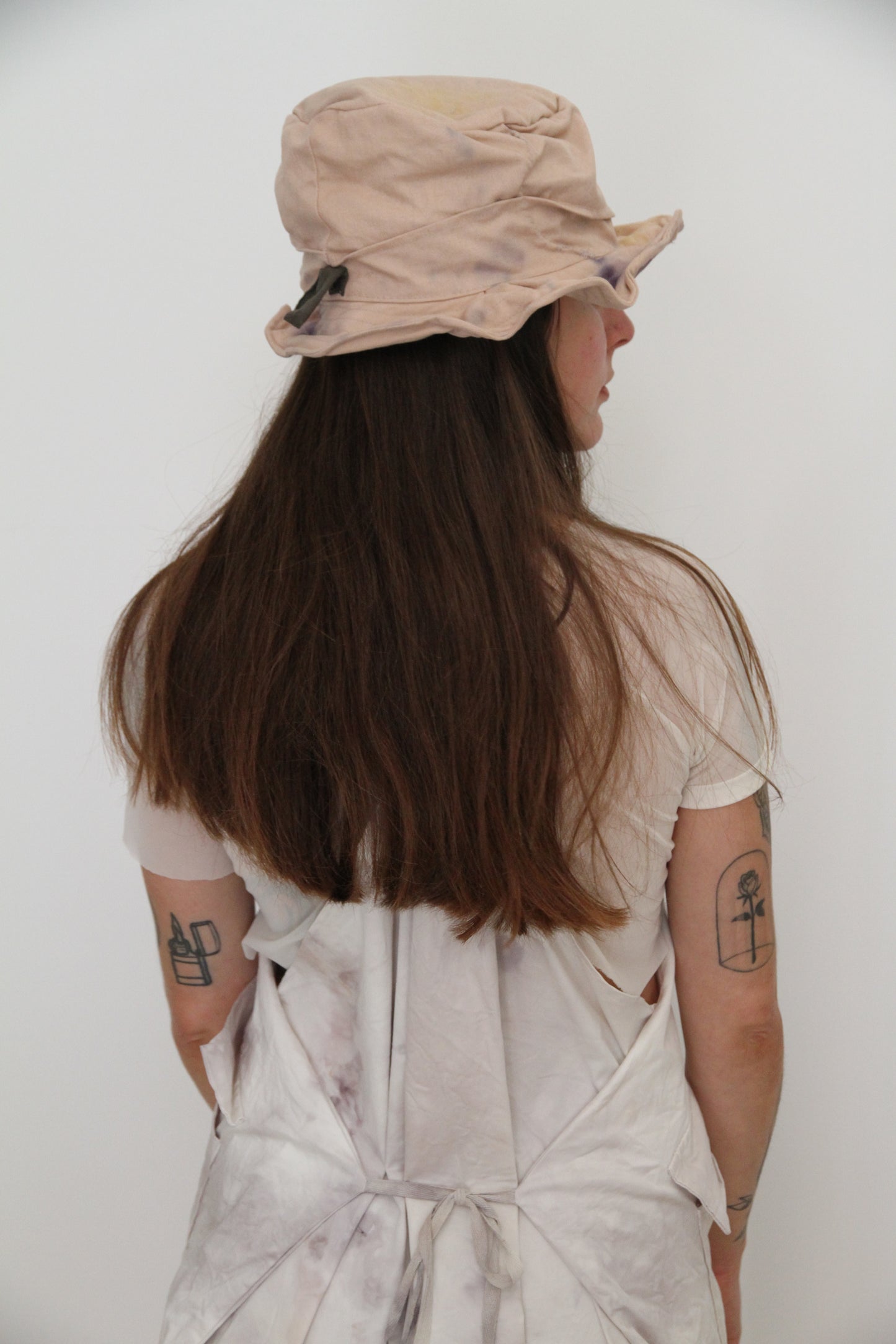 Sombrero Ahana shibori rosa