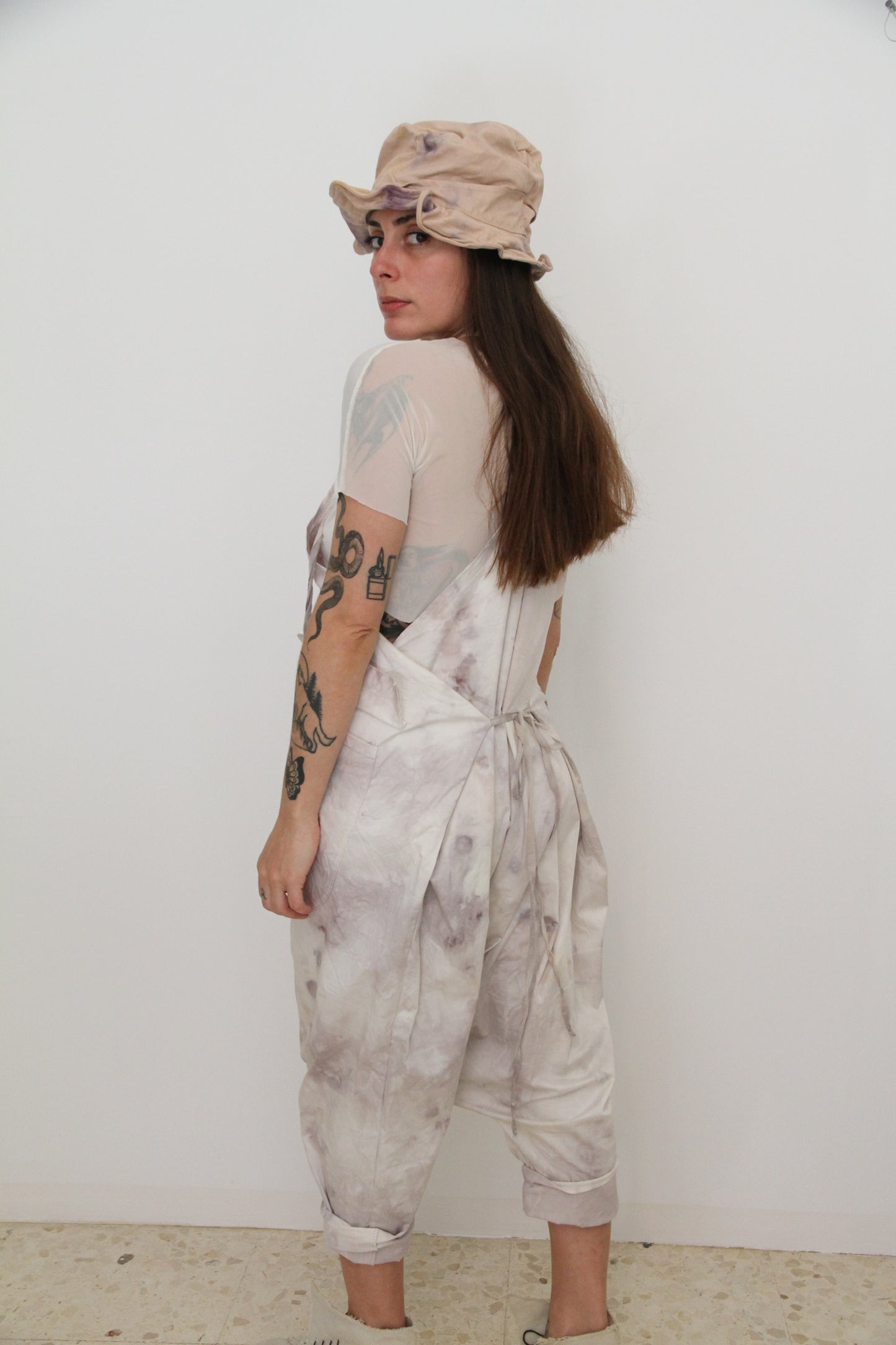 Sombrero Ahana shibori rosa