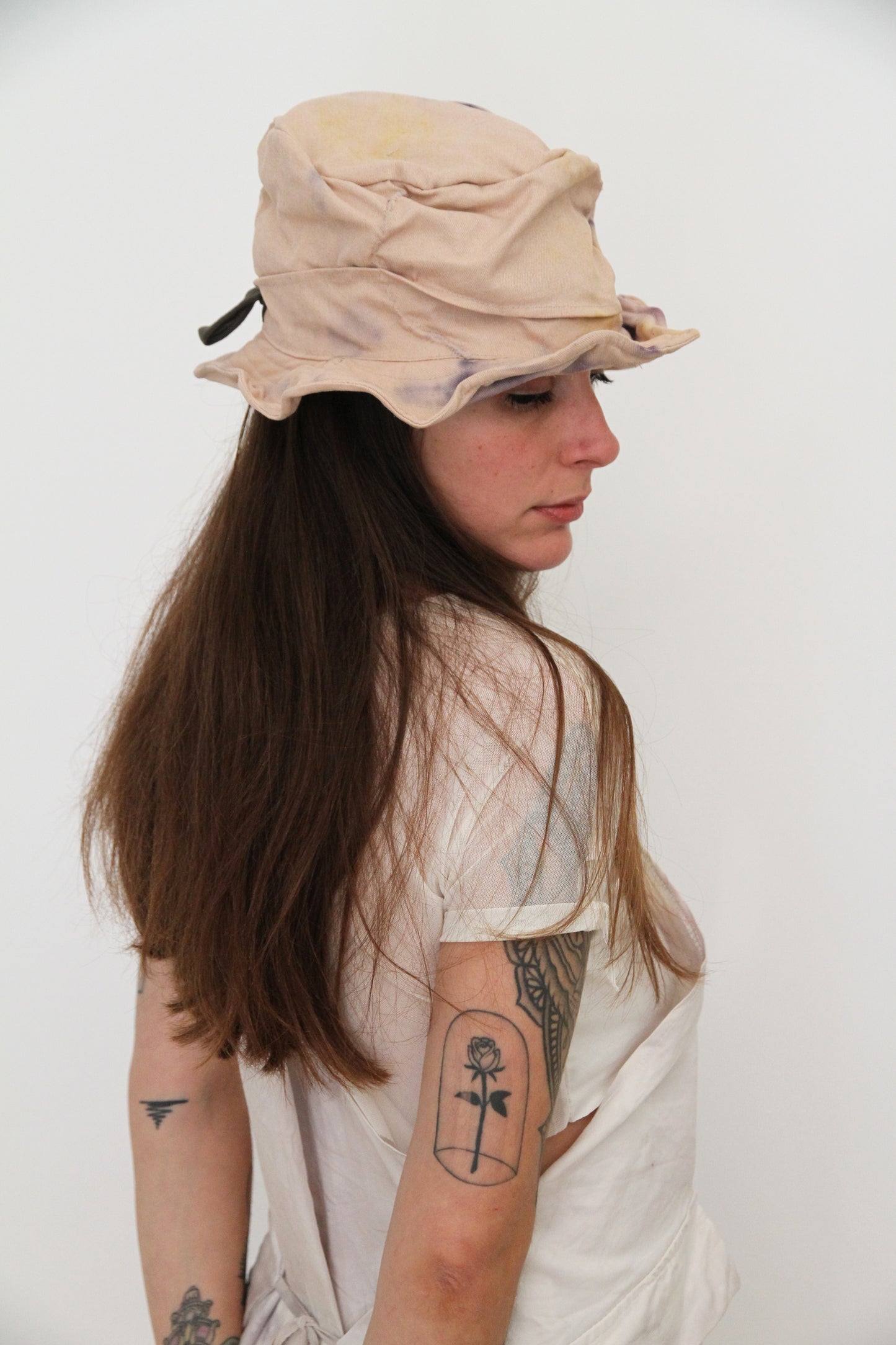 Sombrero Ahana shibori rosa