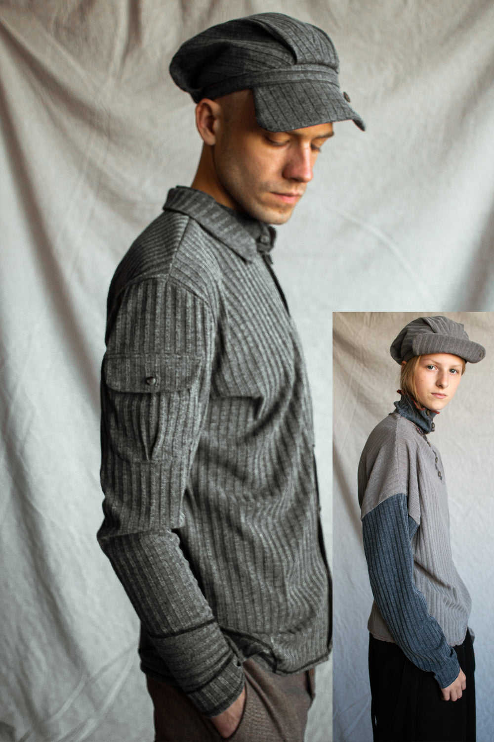 Gorra de punto Peaky