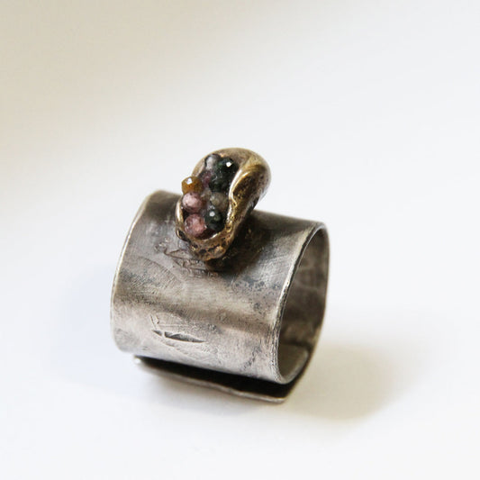 Кільце унісекс з турмаліном