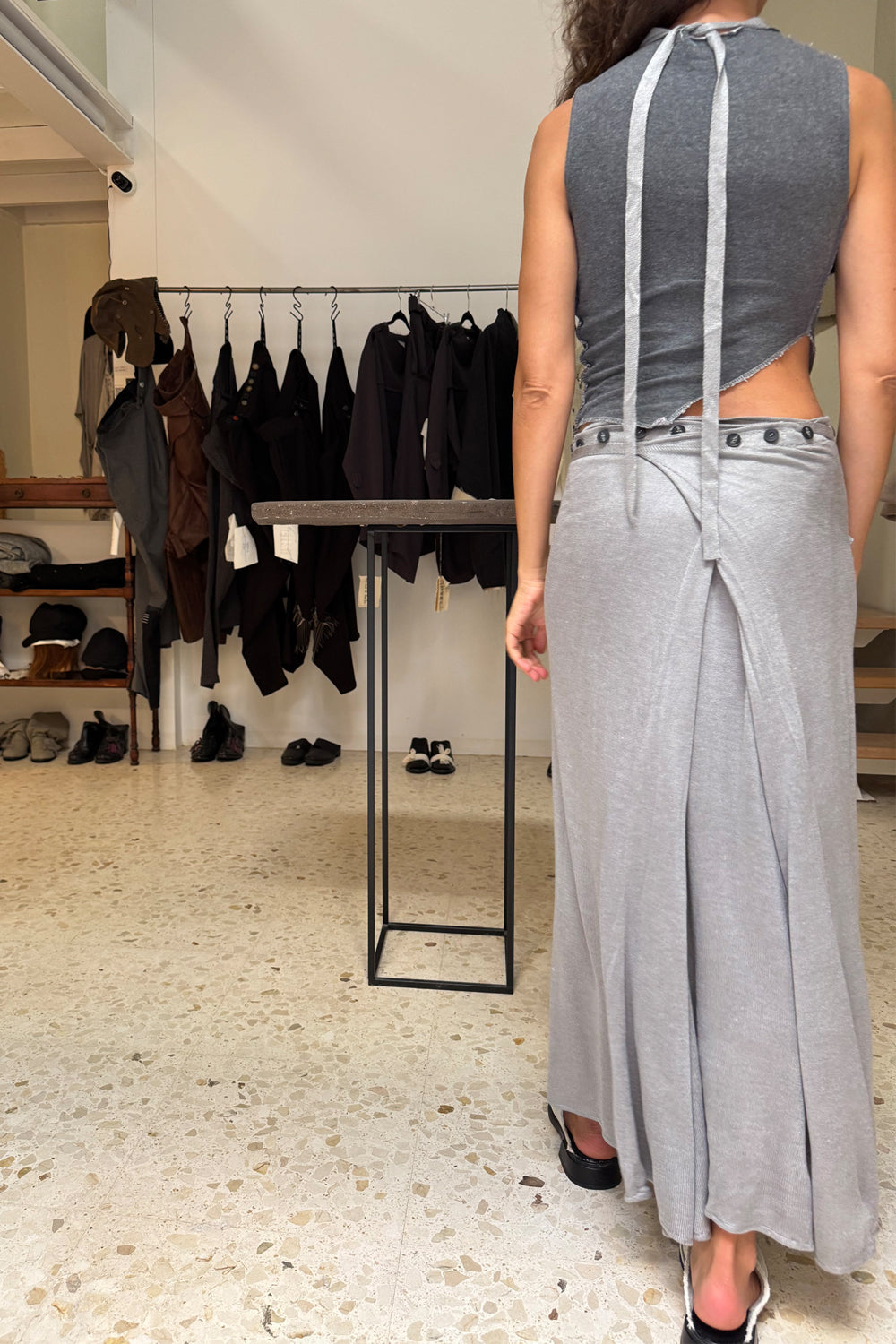 Traje de punto Michel gray