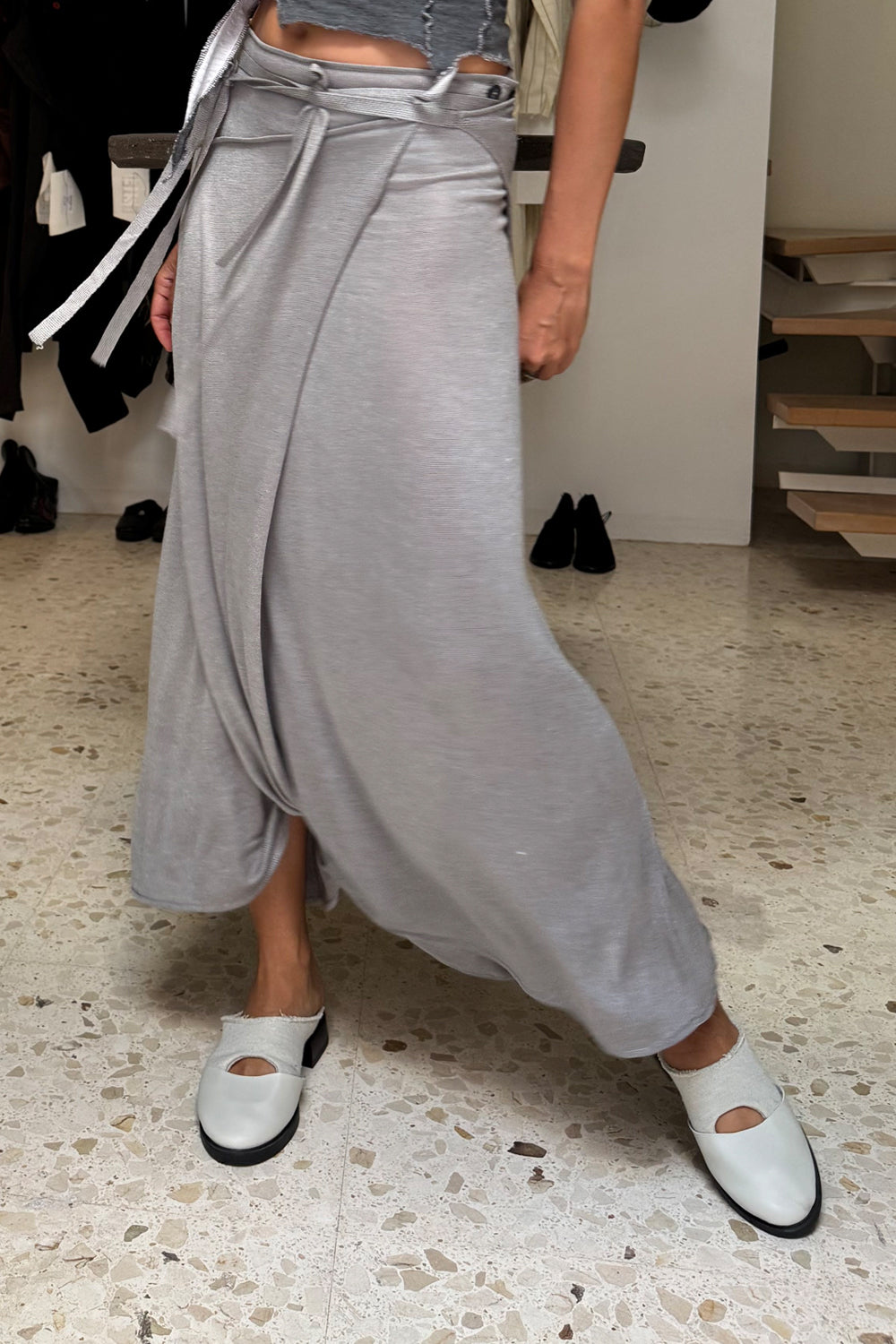 Traje de punto Michel gray