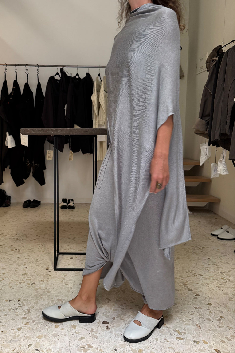 Traje de punto Michel gray