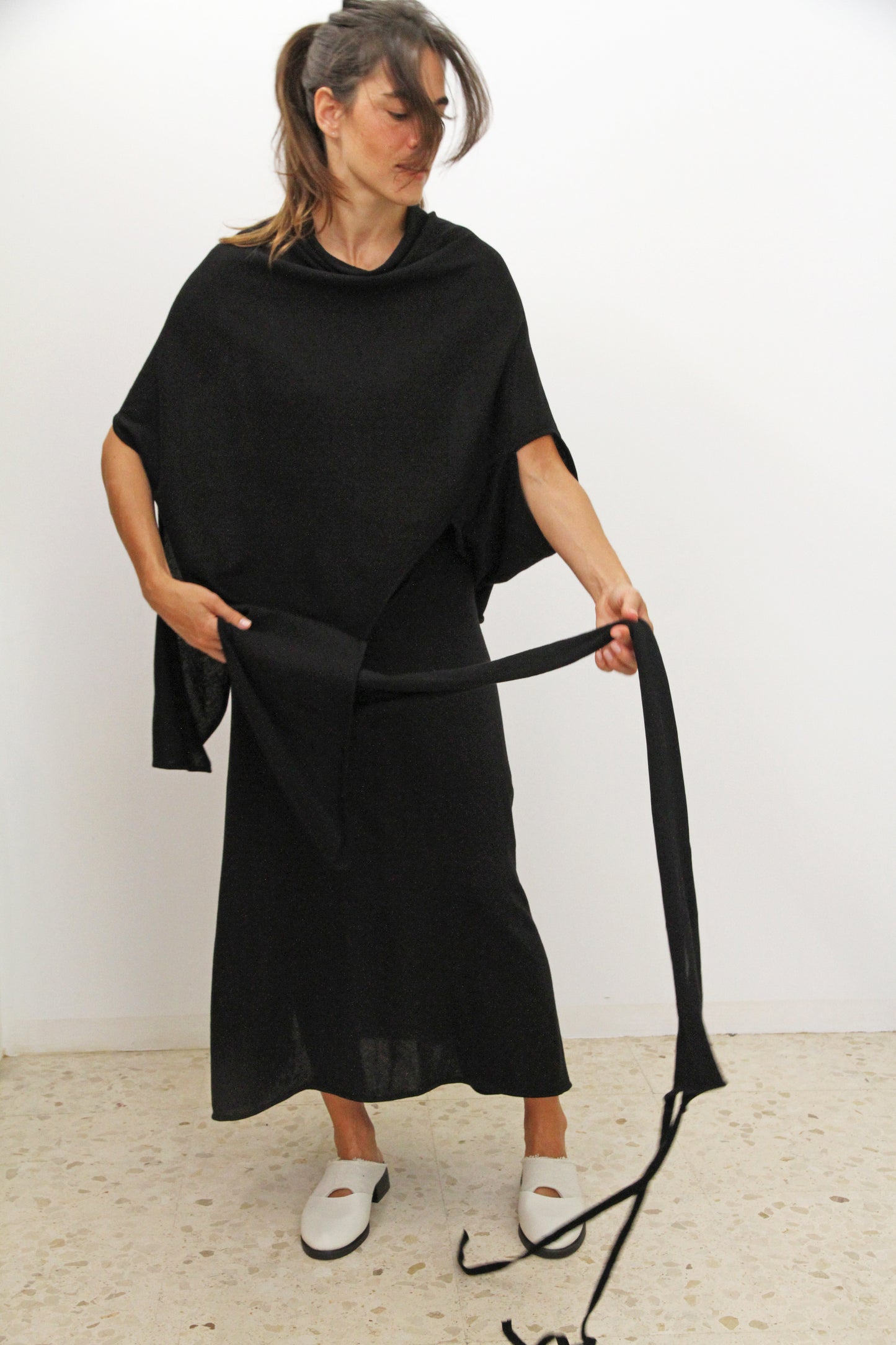 Knitted suit Michel black