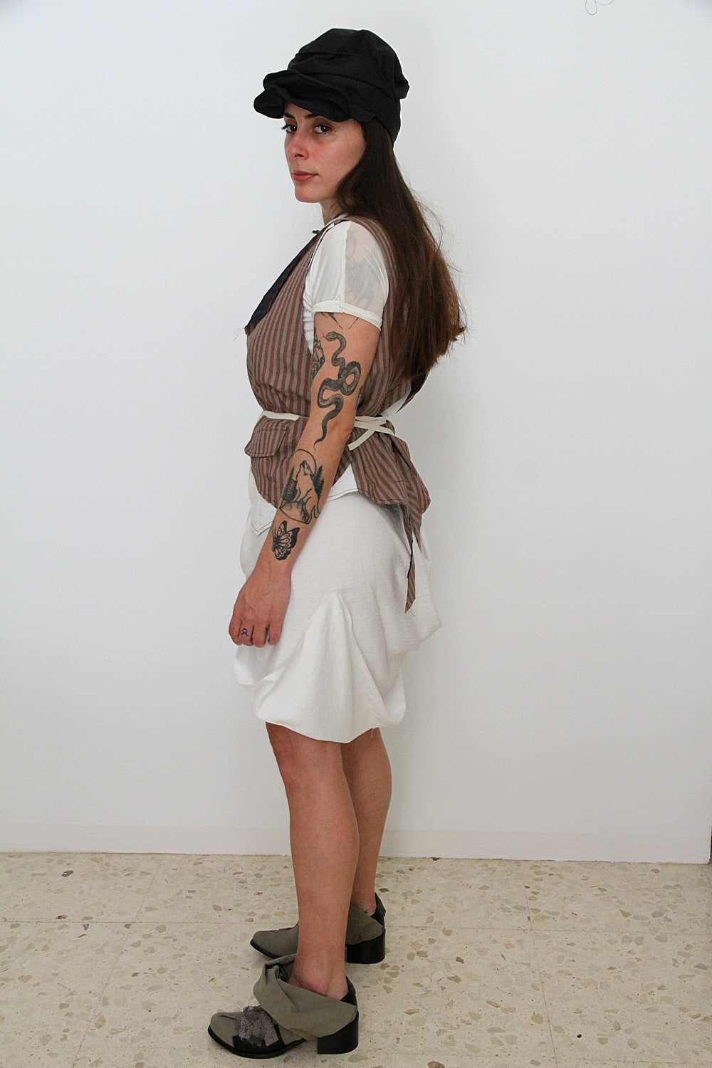 Falda Paulina linwhite