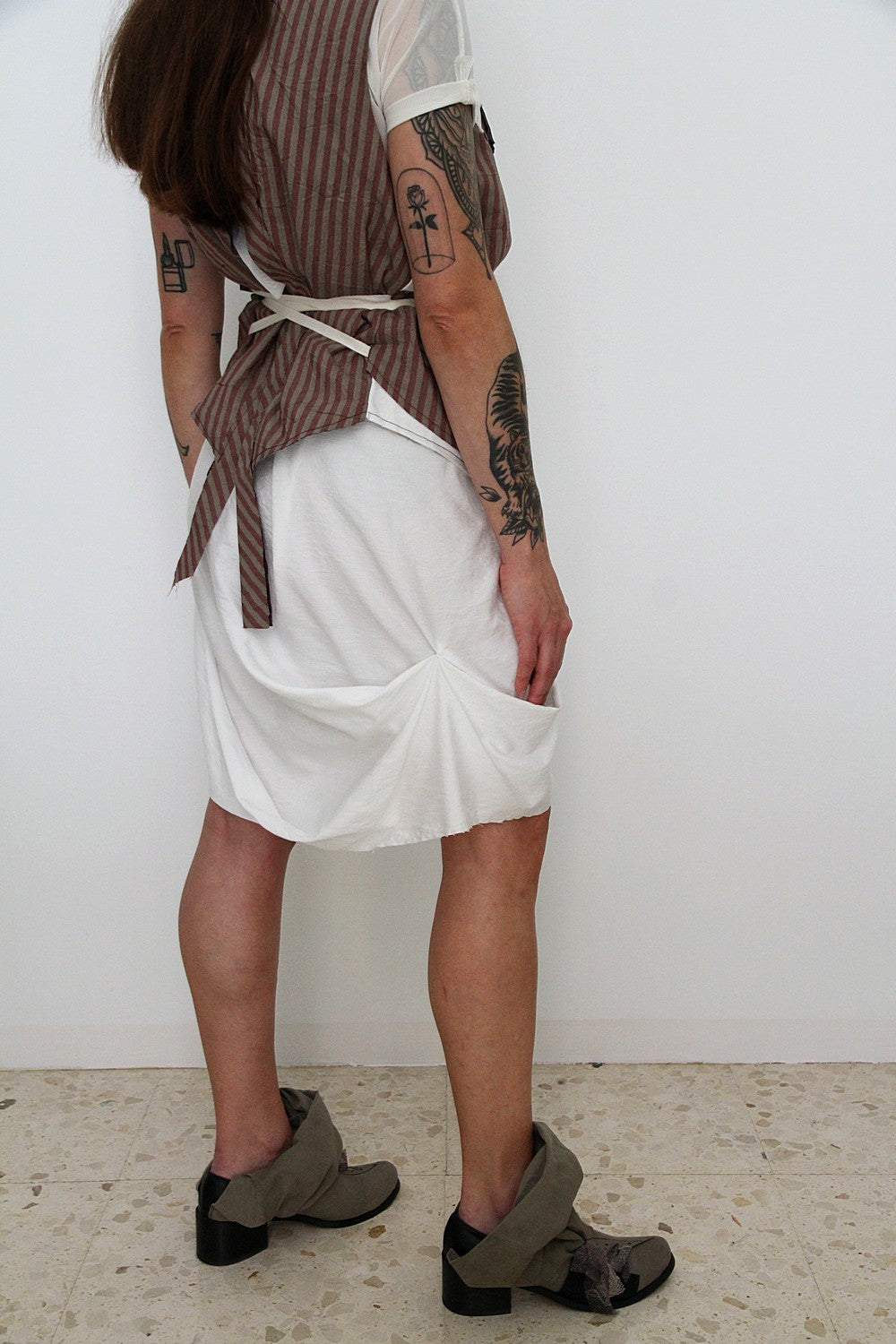 Falda Paulina linwhite