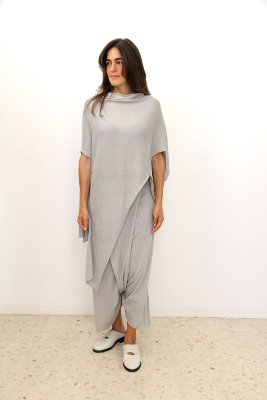 Traje de punto Michel (gris glaciar)