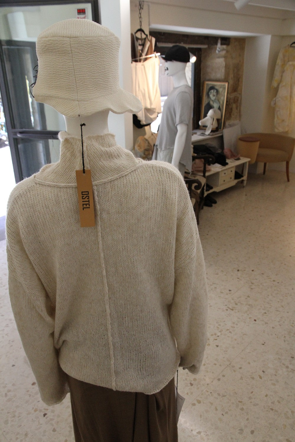 Sweater Bono beige unisex