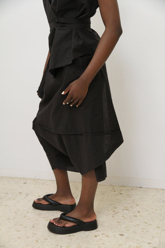 Pants Ushiro black unisex