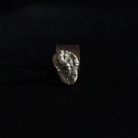 Ring Raw Brass Contour