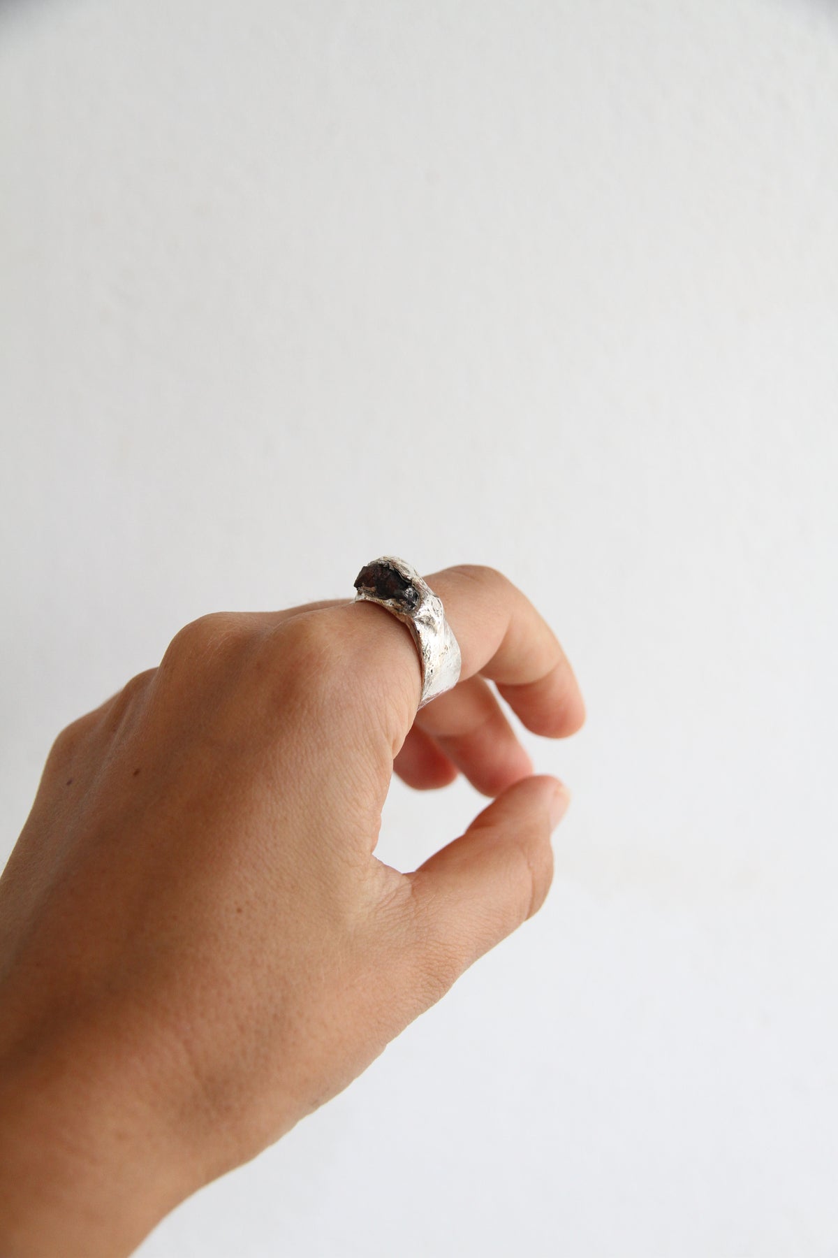 Raw Tourmaline Relic Ring