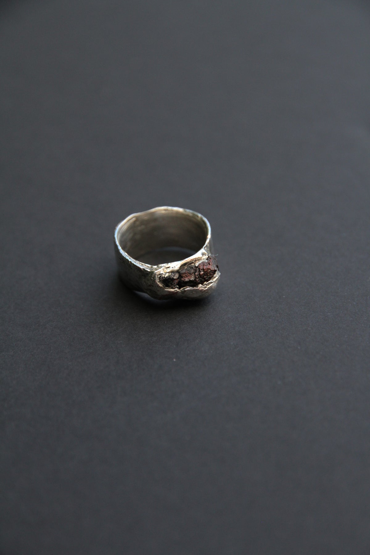 Raw Tourmaline Relic Ring
