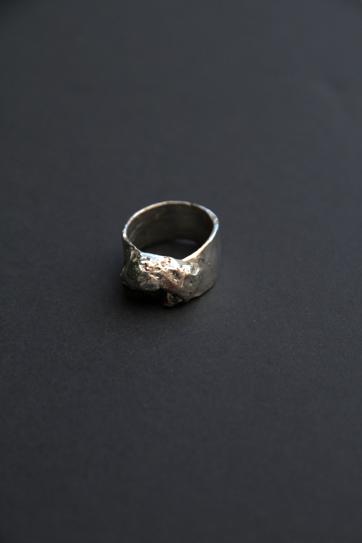 Raw Tourmaline Relic Ring