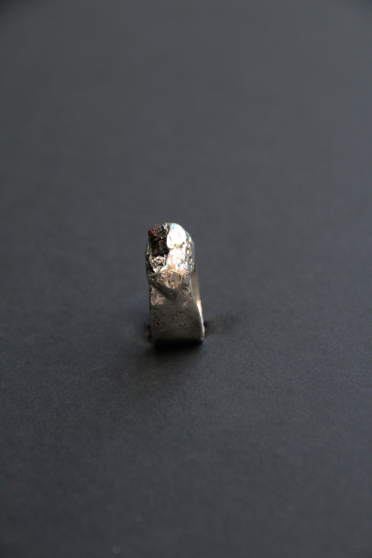 Raw Tourmaline Relic Ring