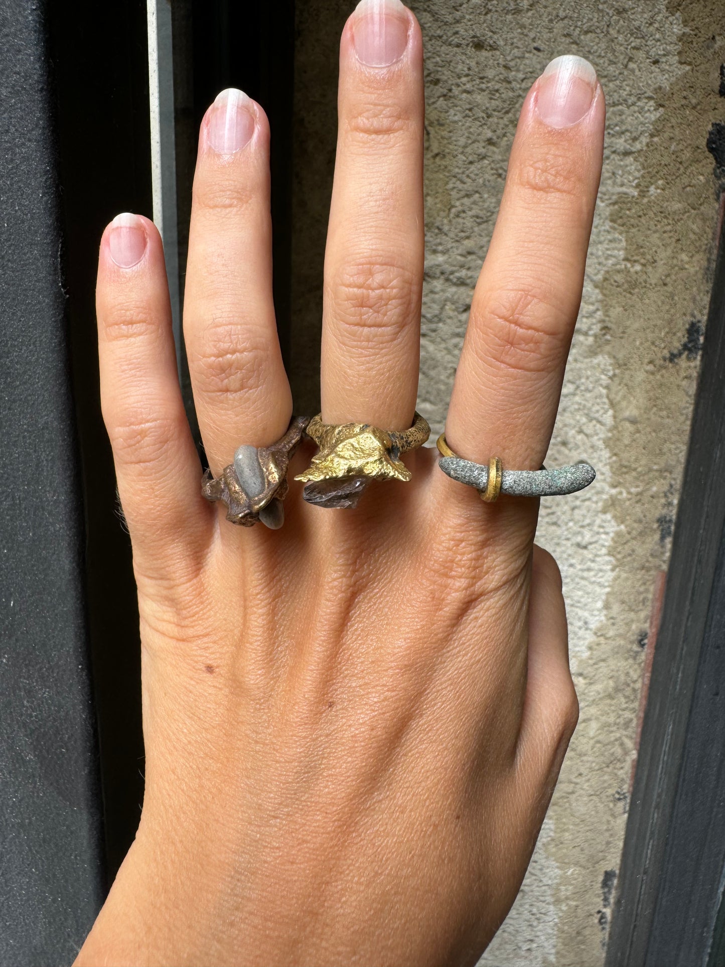 Ring med strandsten