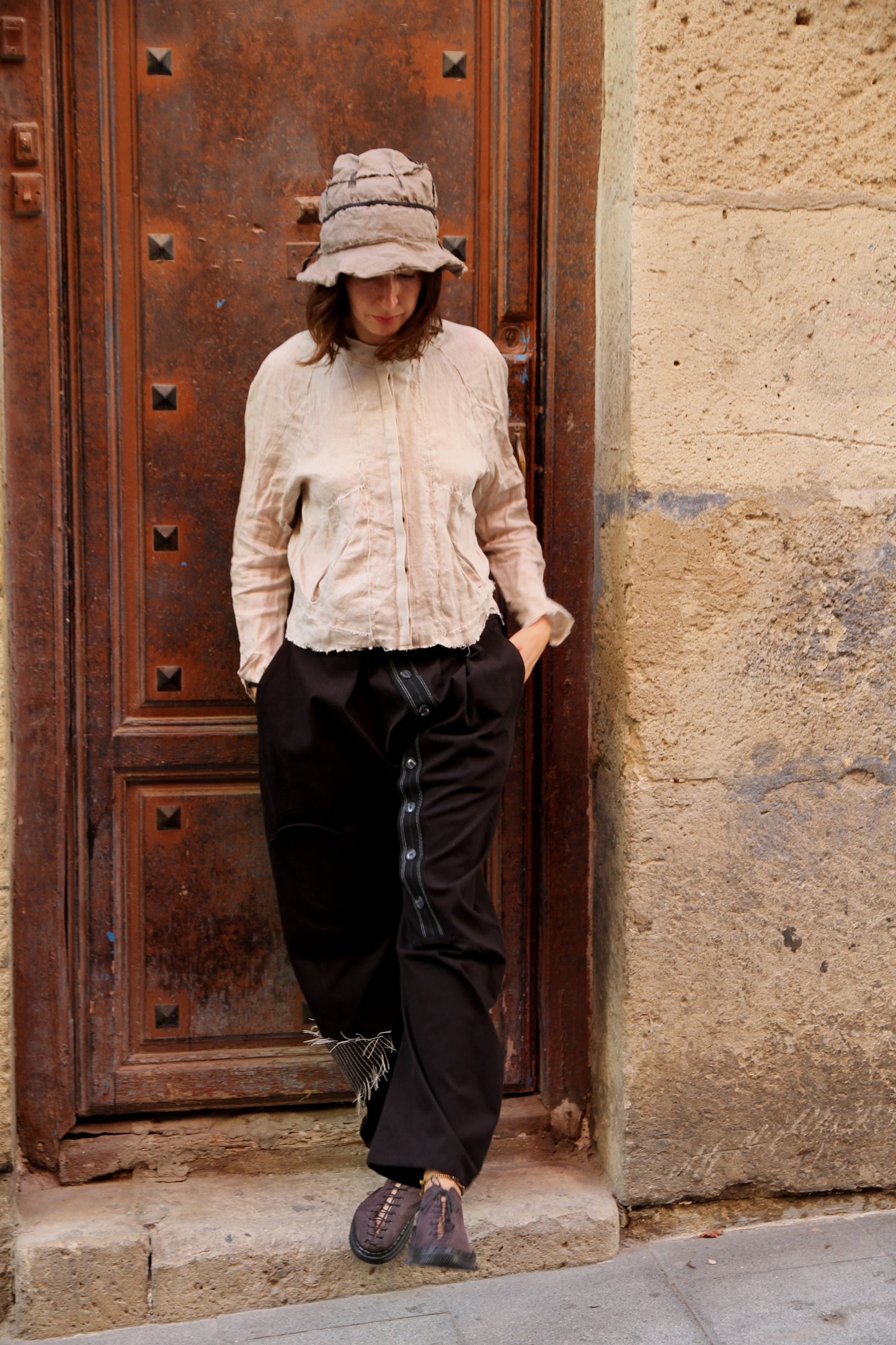 Camisa Berla beige Unisex (2 opciones)