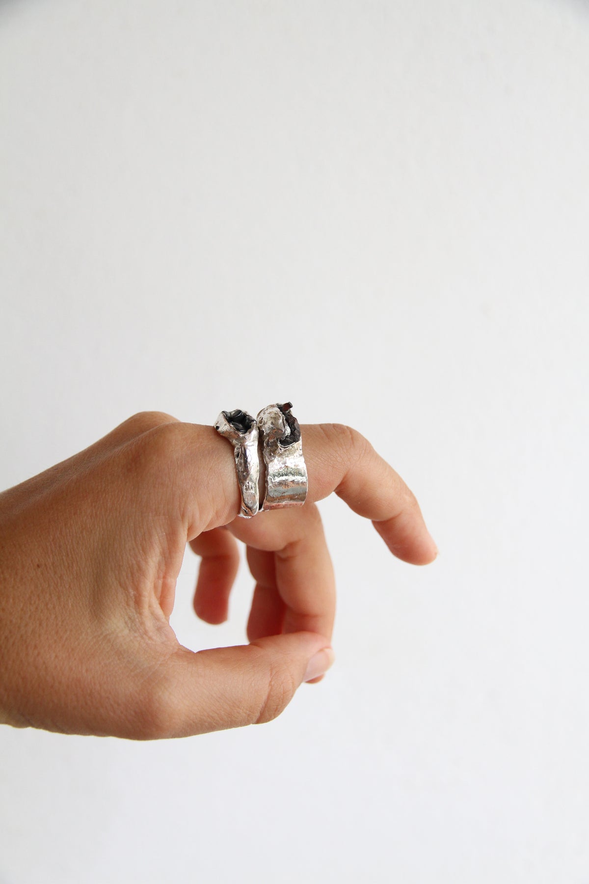 Raw Tourmaline Relic Ring
