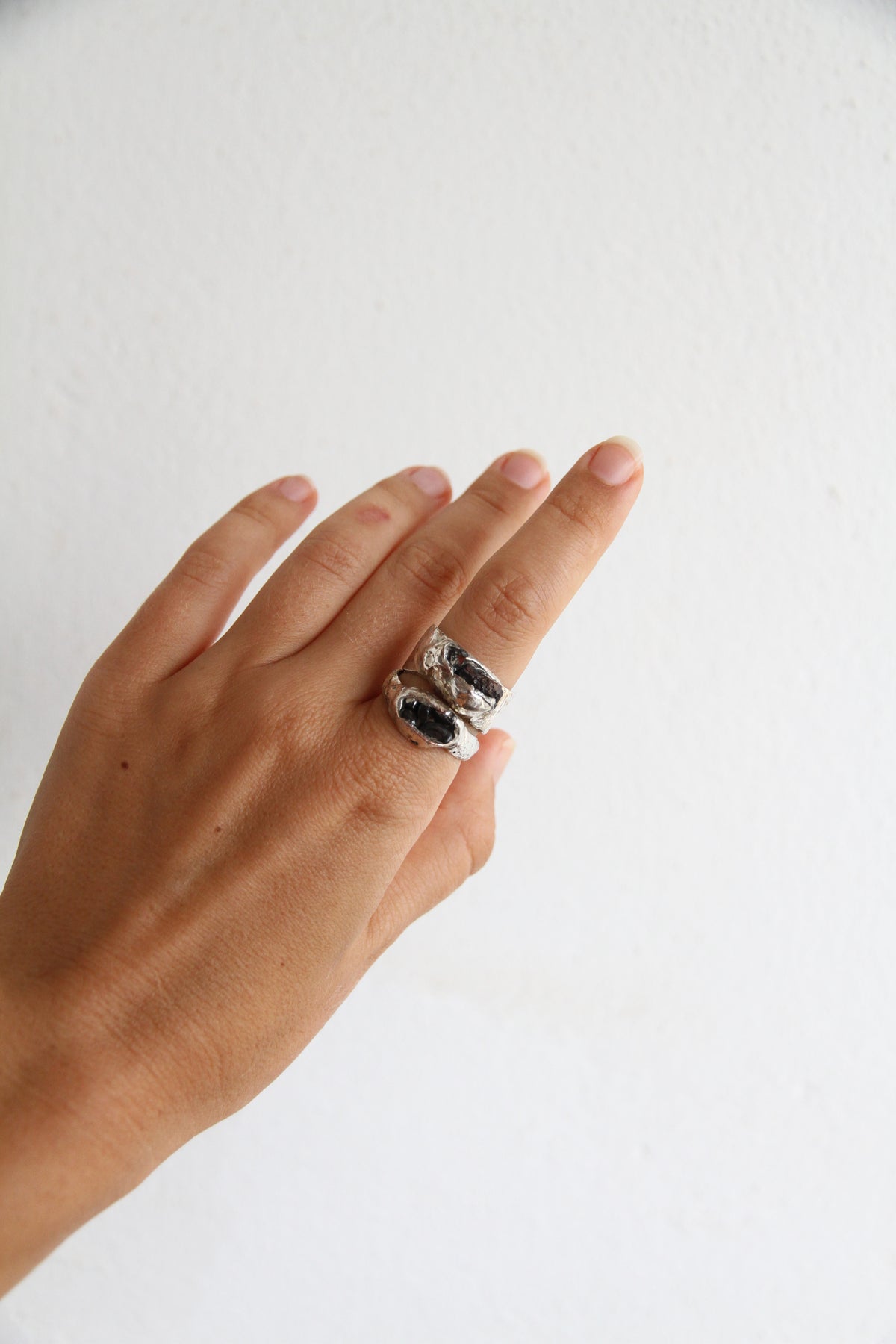 Raw Tourmaline Relic Ring