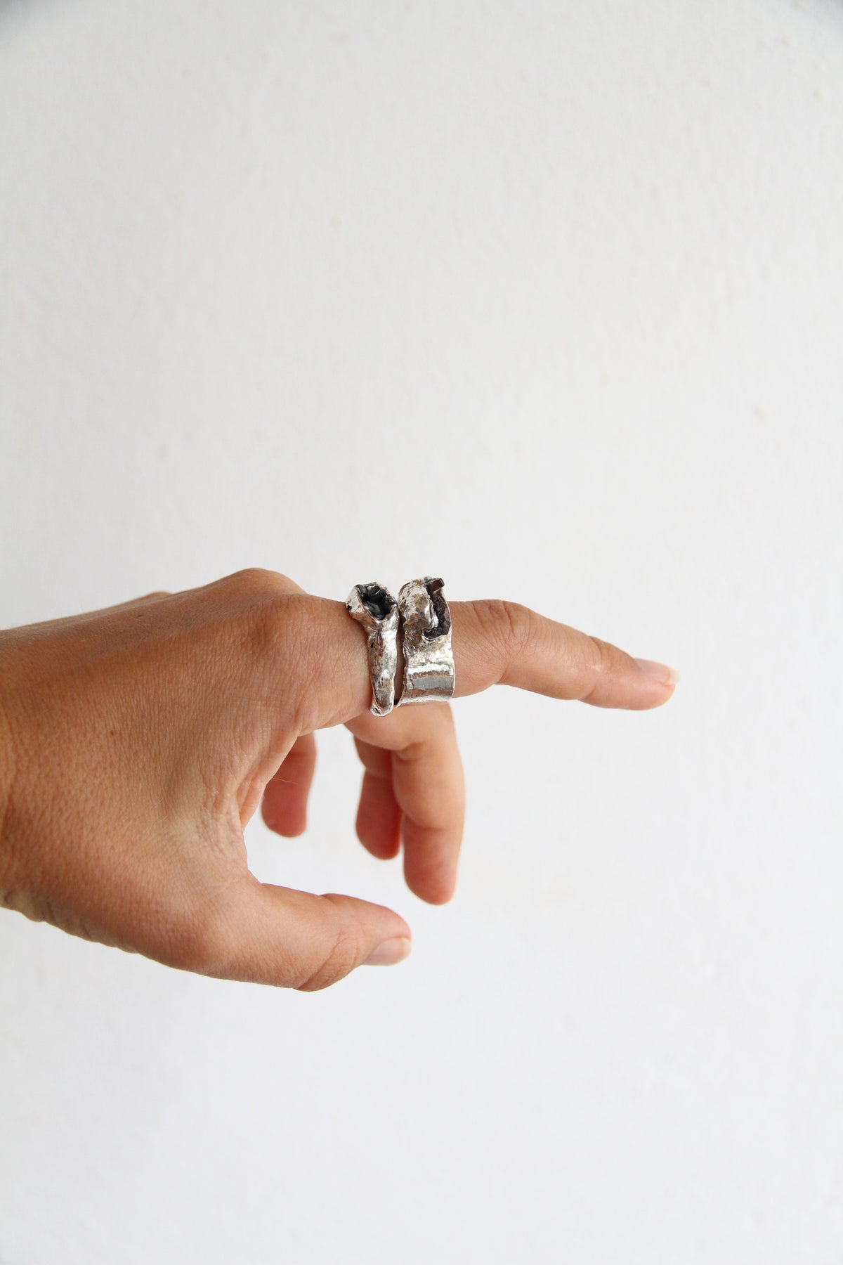 Raw Tourmaline Relic Ring