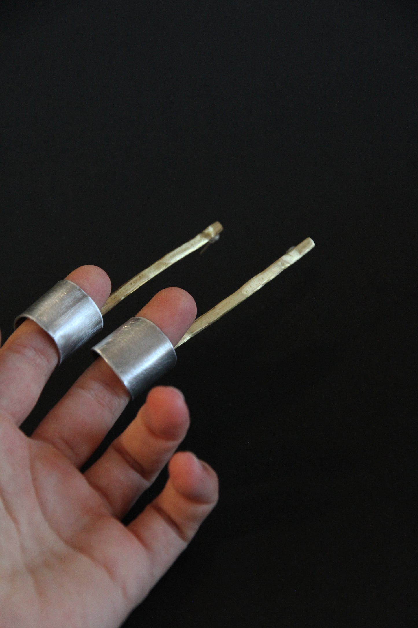 Pendientes largos colgantes