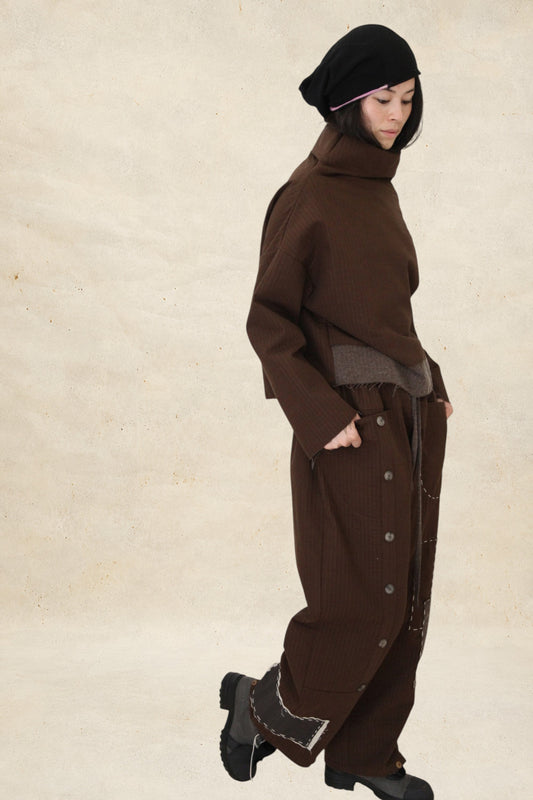 Trousers Archive Stripe brown Unisex