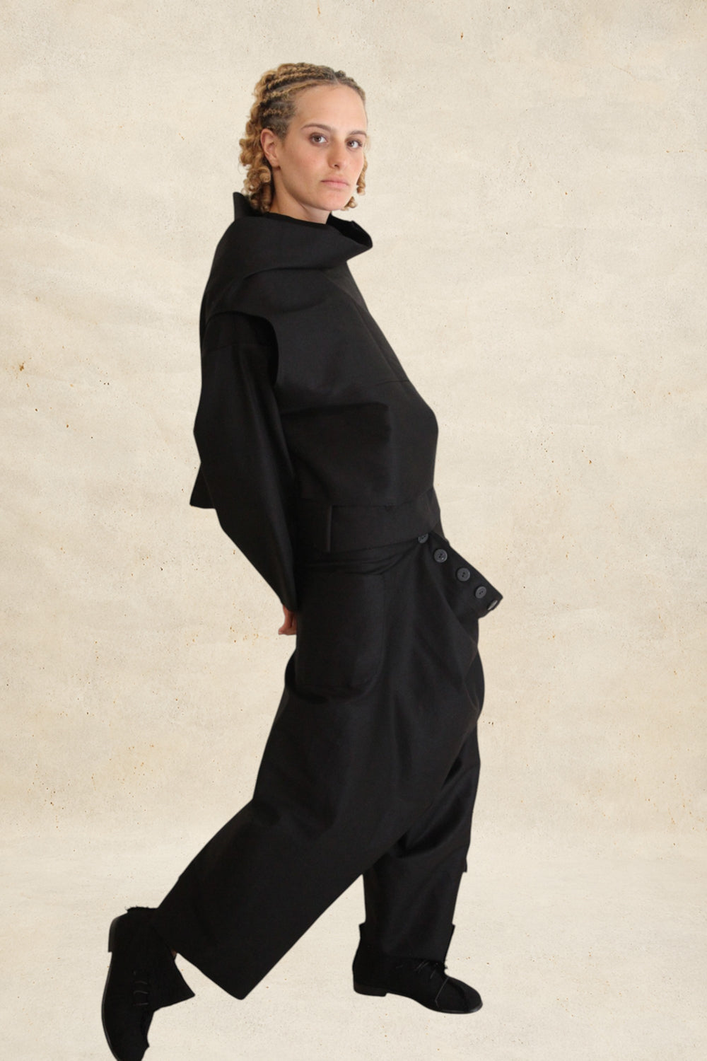 Pantalones Foldy negro