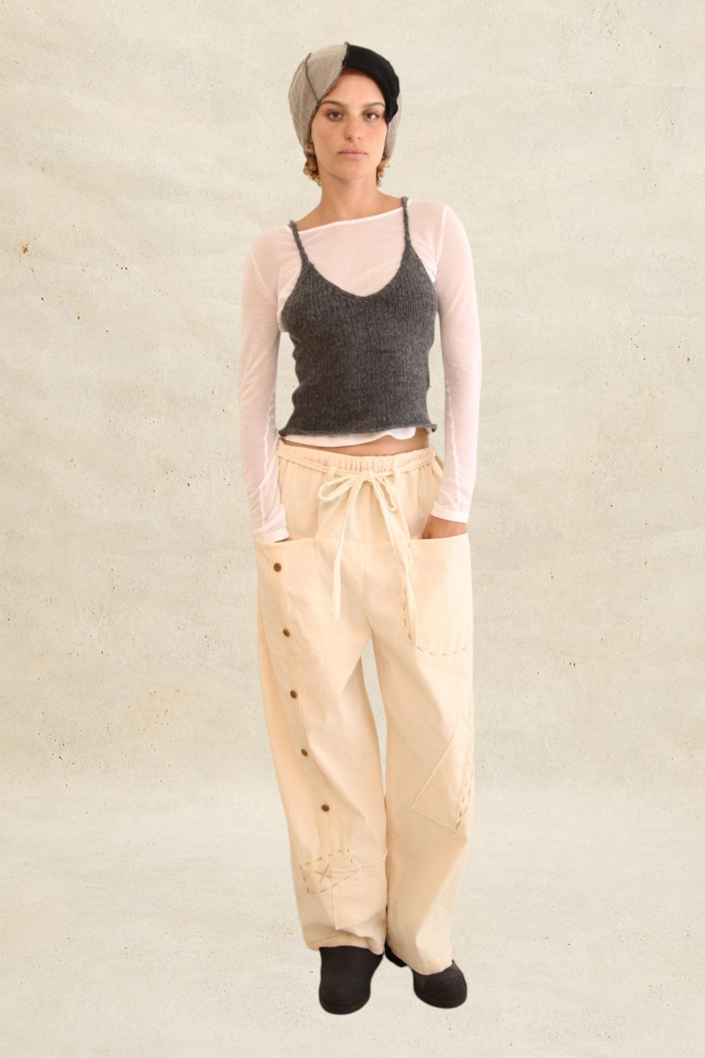 Pantalones Archive milk cotton Unisex