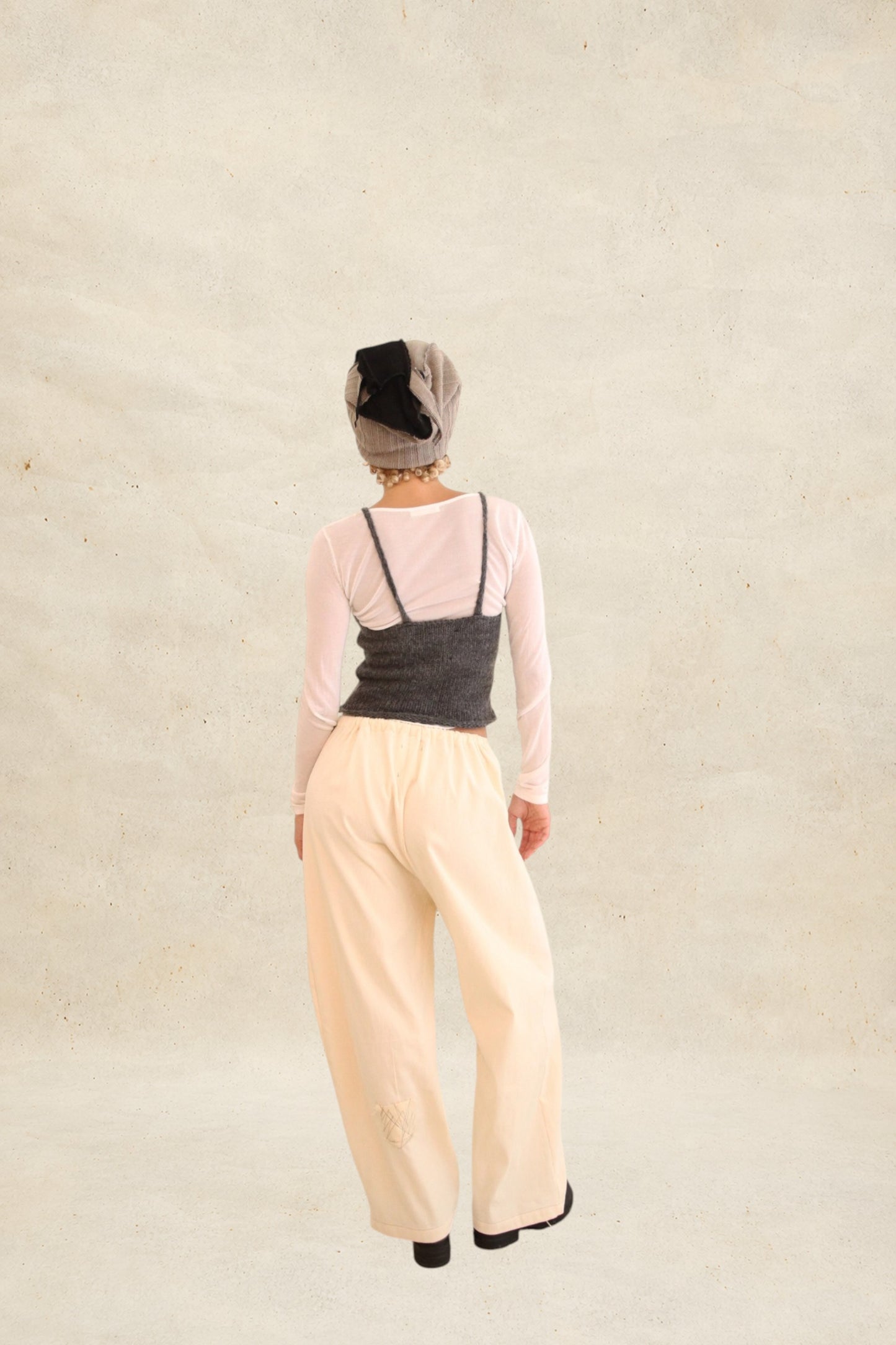 Pantalones Archive milk cotton Unisex