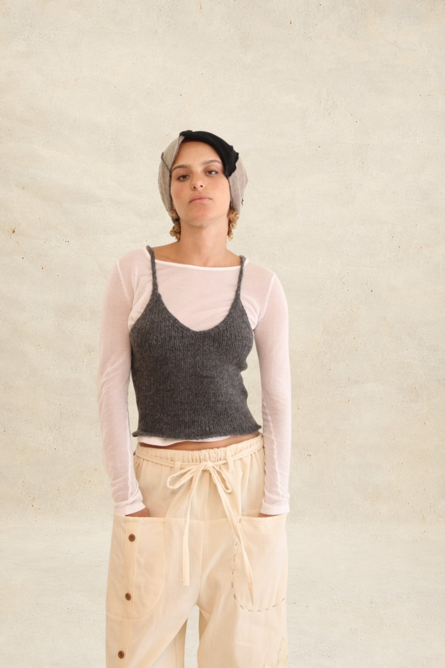 Pantalones Archive milk cotton Unisex