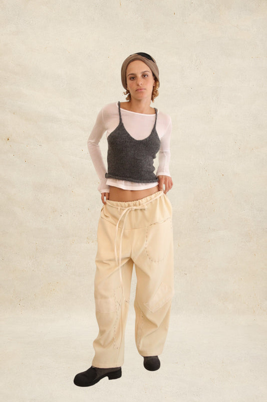 Trousers Archive milk wool Unisex