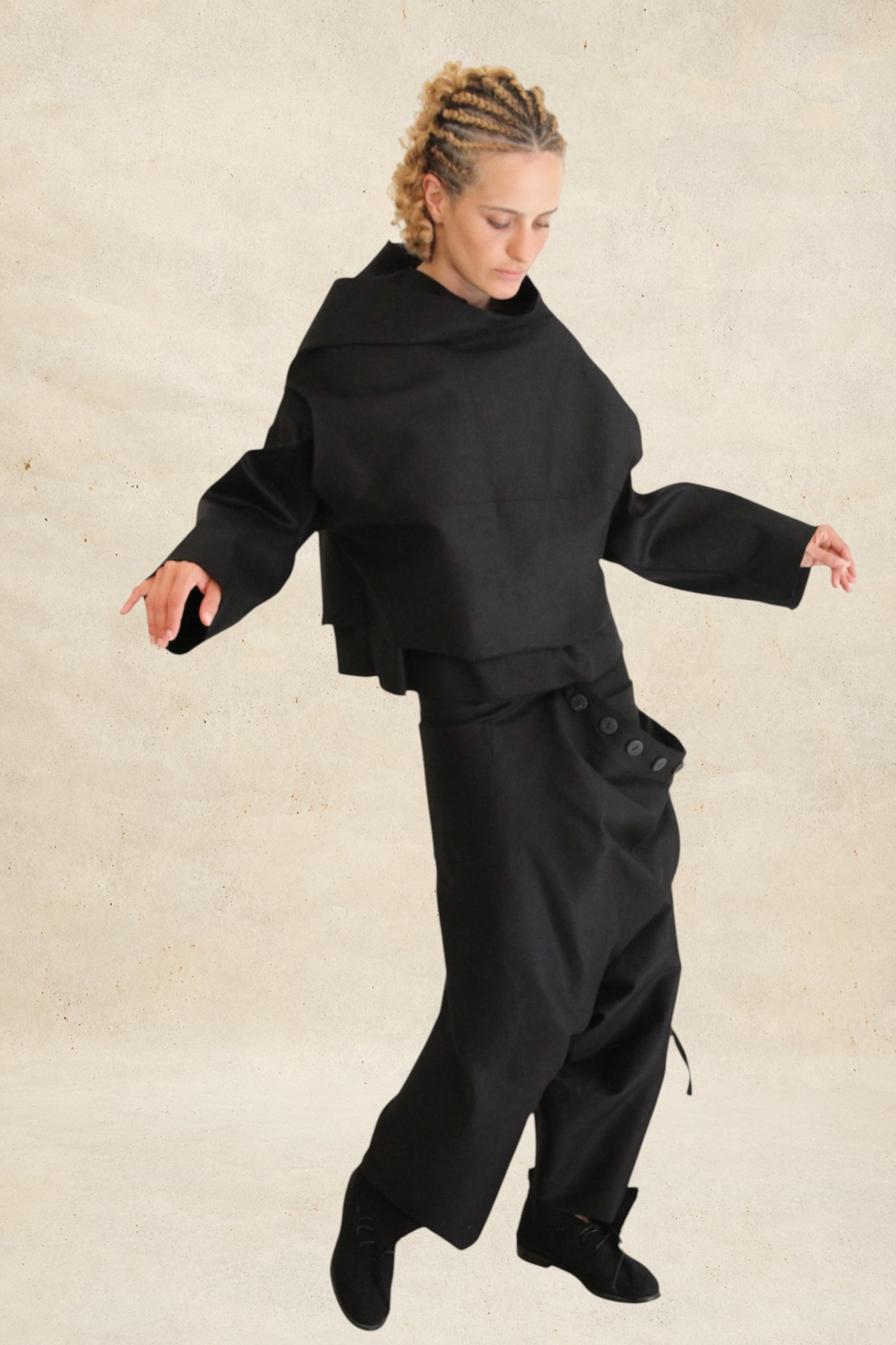 Pantalones Foldy negro