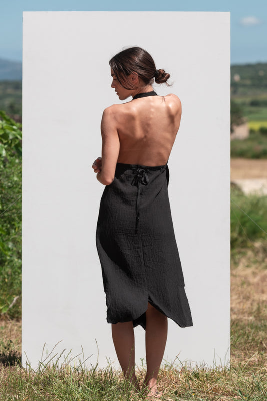 Vestido Cecil azul oscuro