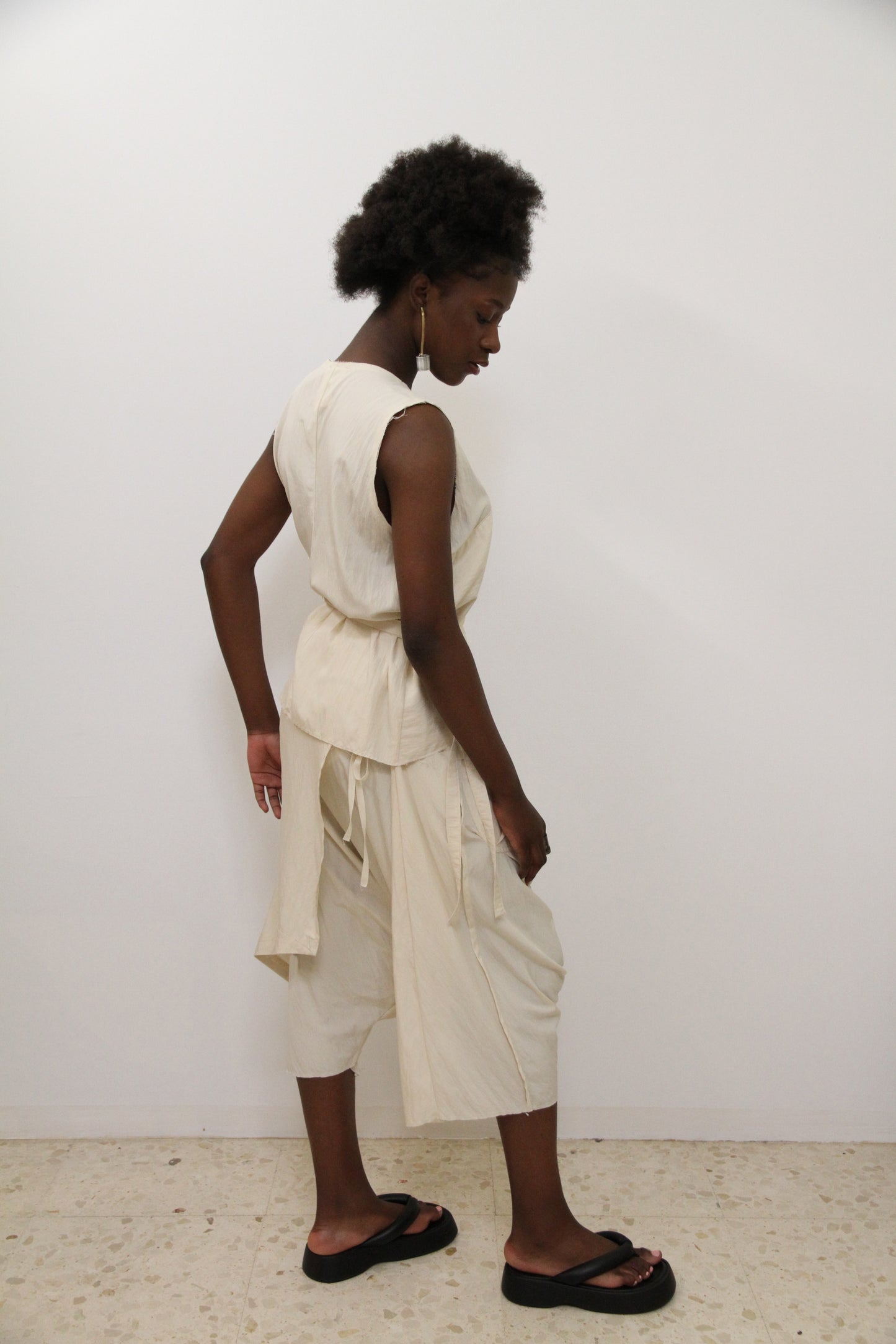 Pants Ushiro milk unisex