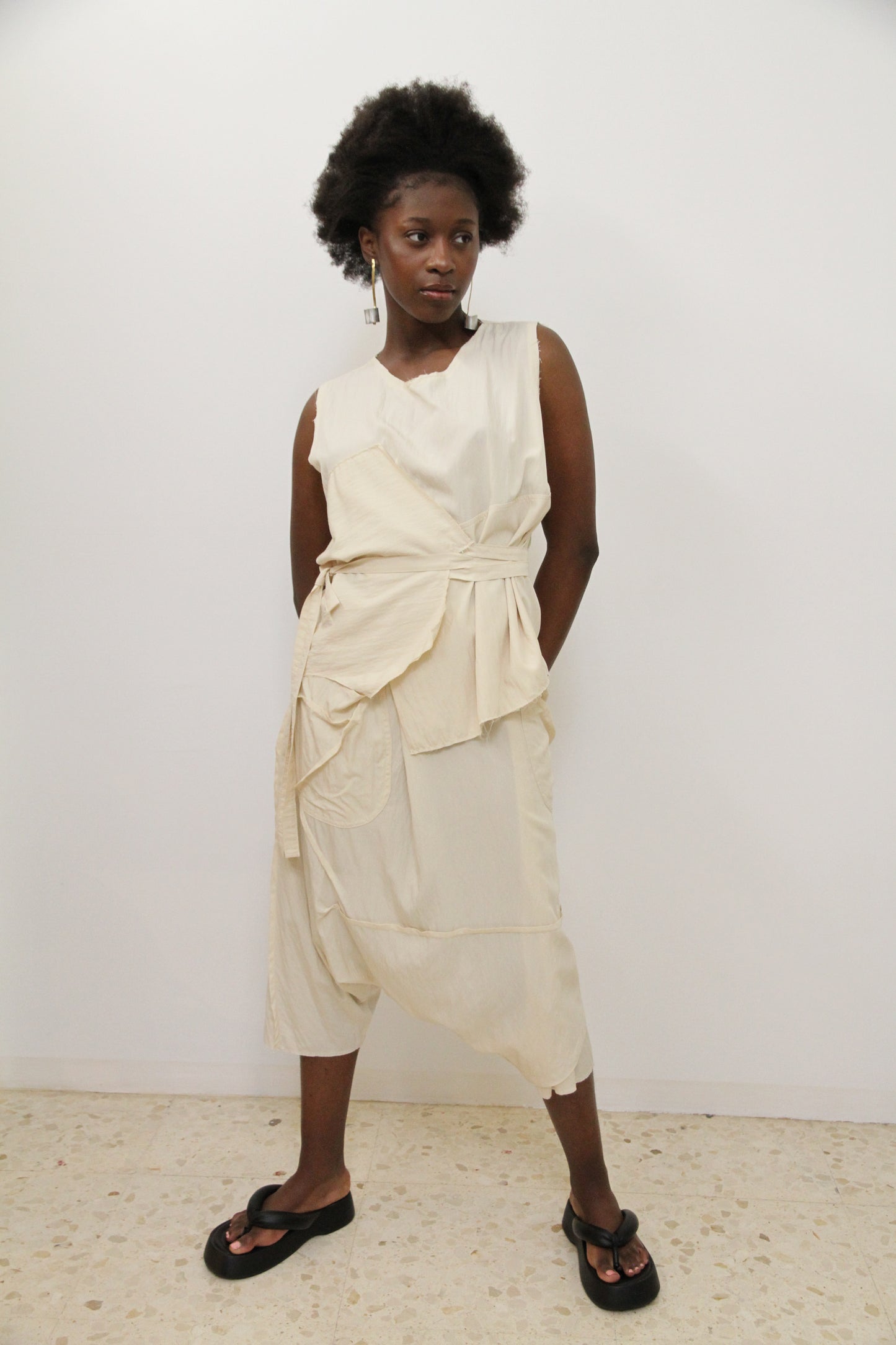 Pants Ushiro milk unisex